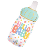 Hello Baby Bottle Foil Balloon